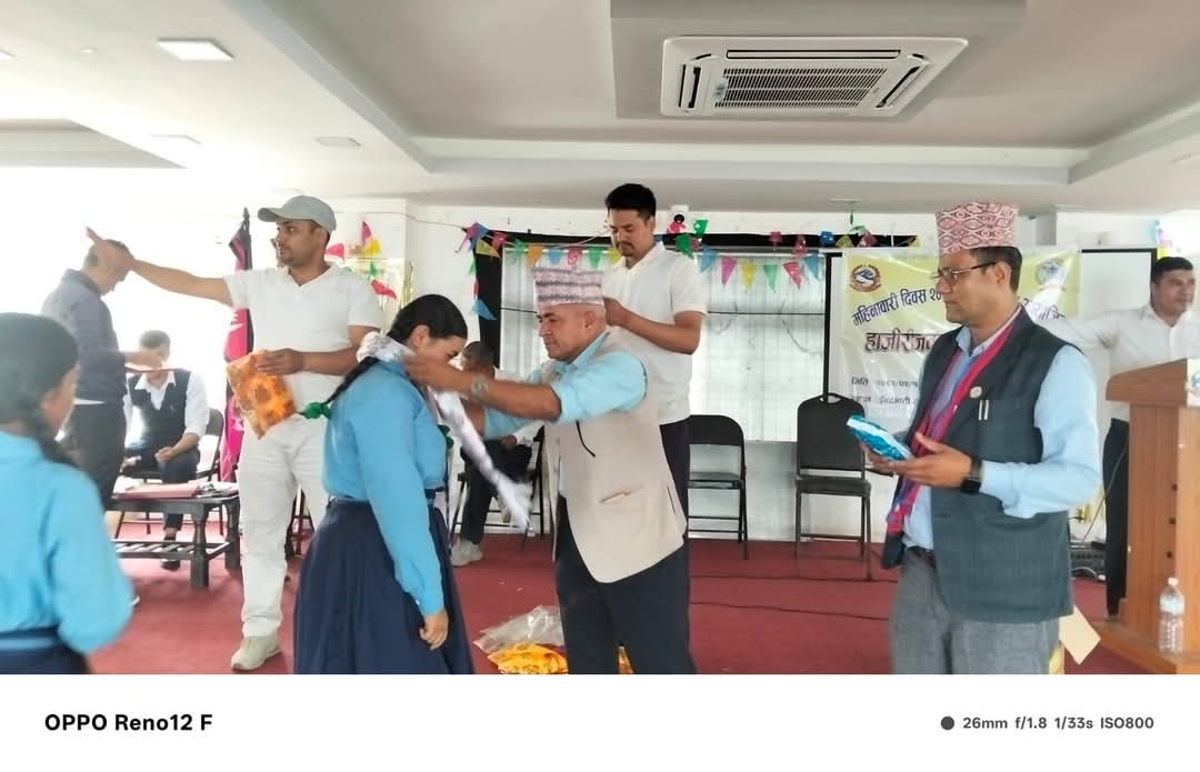 महिनावारी स्वस्च्छता दिवसको अवसरमा ईन्द्रावतीमा पालिका स्तरीय स्वास्थ्य सम्बन्धि हाजिरिजवाफ प्रतियोगिता