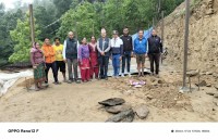 इन्द्रावतीमा सच्चाई भवनकाे शिलान्यास