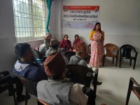 ज्येष्ठ नागरिकका लागि मनोसामाजिक परामर्श कार्यक्रम सम्पन्न