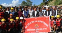 सशस्त्र प्रहरीद्धारा नदीजन्य कृतिम घटना सम्बन्धी विशेष पूर्व तयारी अभ्यास सम्पन्न