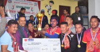 इन्द्रावती पालिका स्तरीय वडा अध्यक्ष कप भलिबलको उपाधि आयोजकलाई