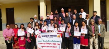इन्द्रावती क्याम्पसका नव-निर्वाचित स्ववियुलाई प्रमाणपत्र वितरण तथा बधाई कार्यक्रम सम्पन्न