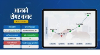 आर्थिक बर्षको पहिलो दिन शेयर बजारमा उछाल, साढे १६ अर्बको कारोबार