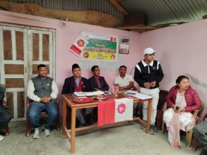 नेवा देय दबु सिन्धुपाल्चोकको पहिलो बैठक पाल्चोकमा