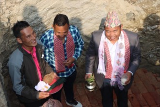 मेलम्ची ९ गुफामा बहुआयामिक छात्राबासको शिलान्यास, शैक्षिक र पर्यटन प्रबर्द्धनमा टेवा पुग्ने विश्वास