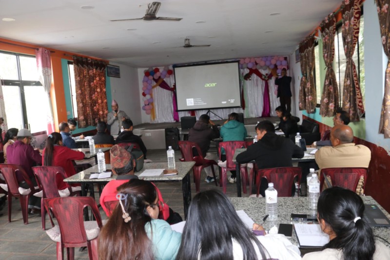 पहिरो पुर्वसुचना प्रणाली परियोजना पहिरो सुचना प्रणाली सुदृढीकरण र स्थानीयकरण सम्बन्धि पत्रकार तथा मिडिया प्रतिनिधिहरुसँग अभिमुखिकरण