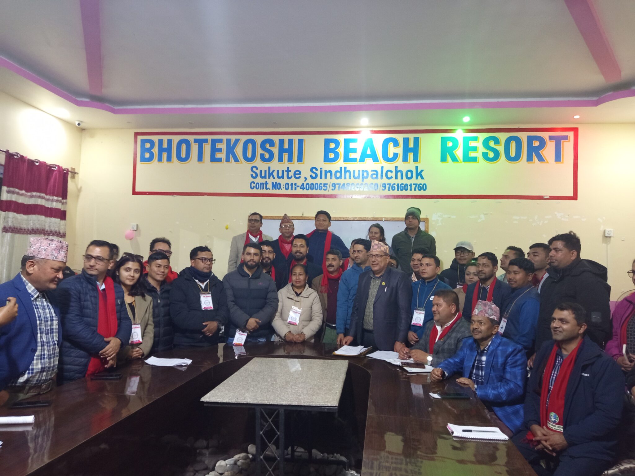 प्रेस सेन्टर नेपाल बागमती अध्यक्षमा ध्रुव अधिकारी