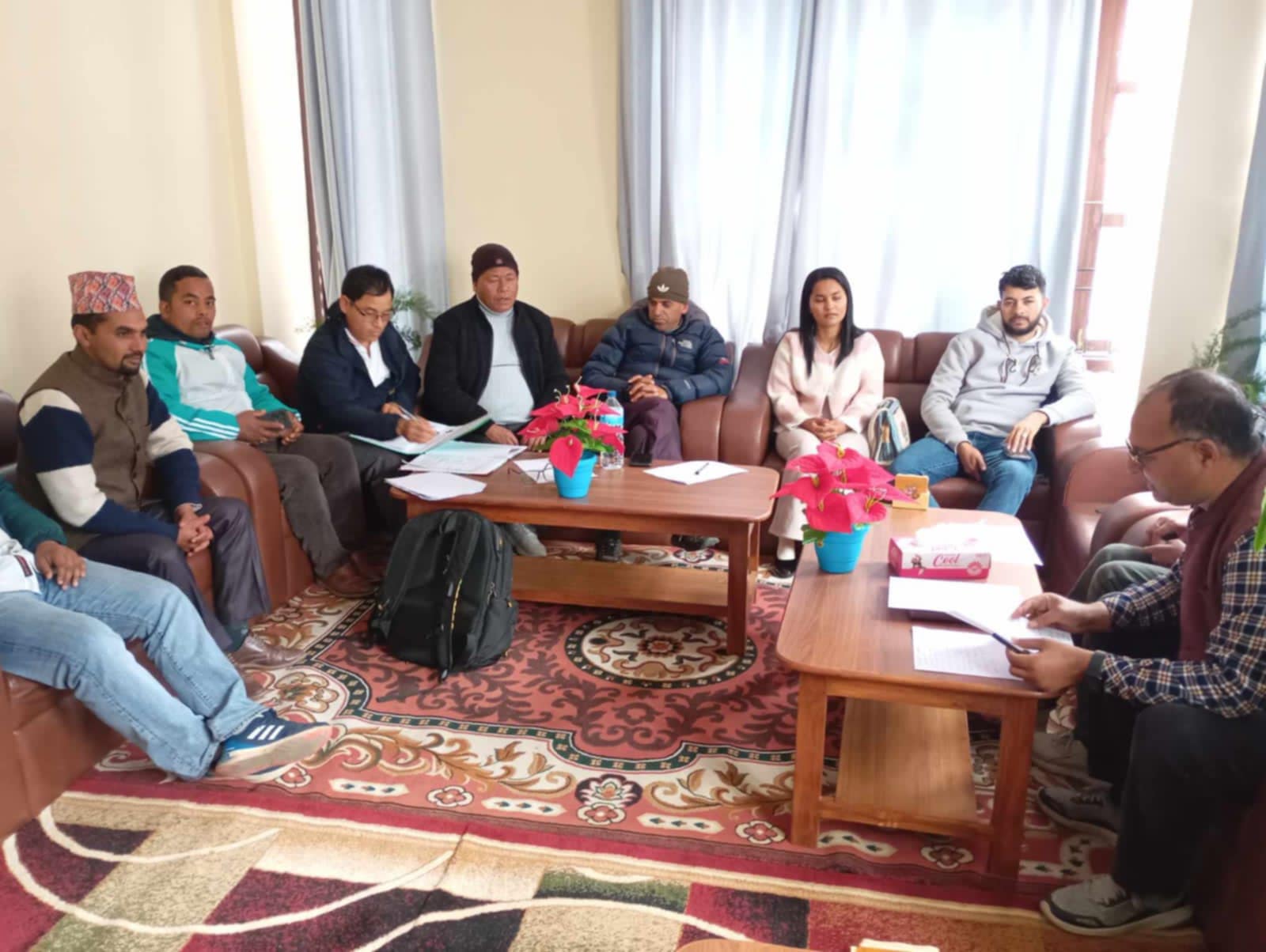 निजामती कर्मचारी संगठन सिन्धुपाल्चोककोे पहिलो बैठक सम्पन्न